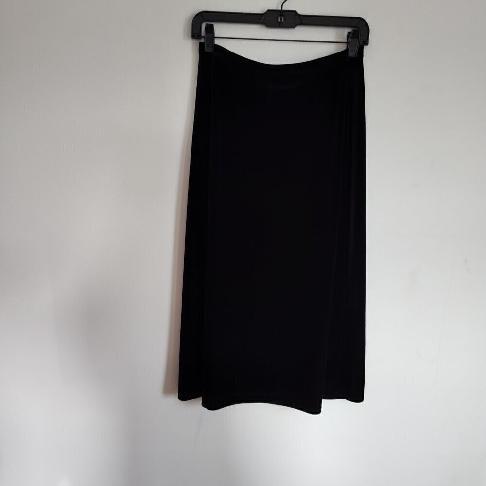 Notations Velvet Midi Skirt